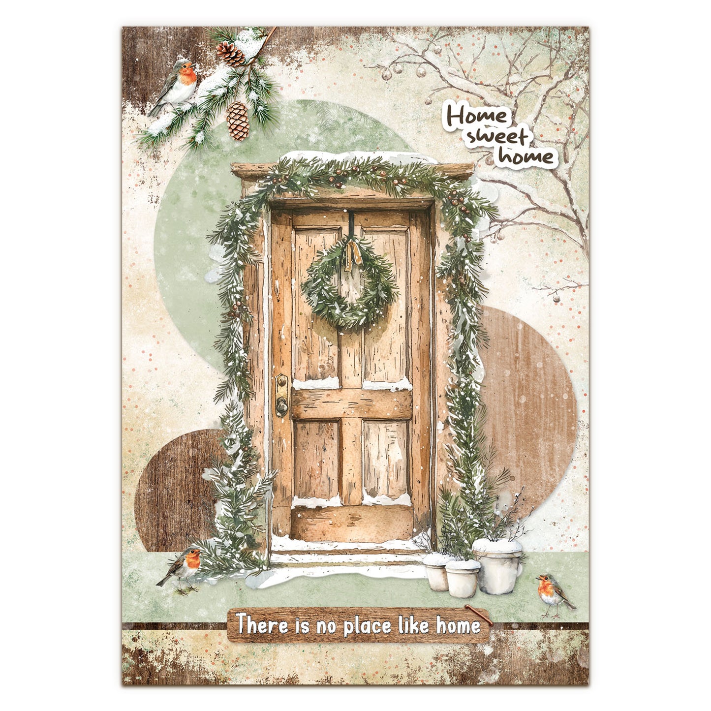 Studio Light Essentials Die-cut Designer Paper Pad Winter Woodland