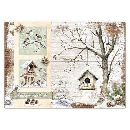 Studio Light Essentials Die-cut Designer Paper Pad Winter Woodland