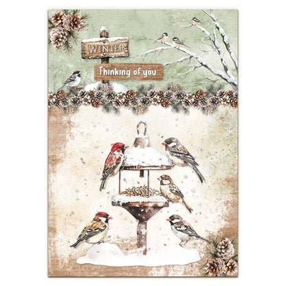 Studio Light Essentials Die-cut Designer Paper Pad Winter Woodland