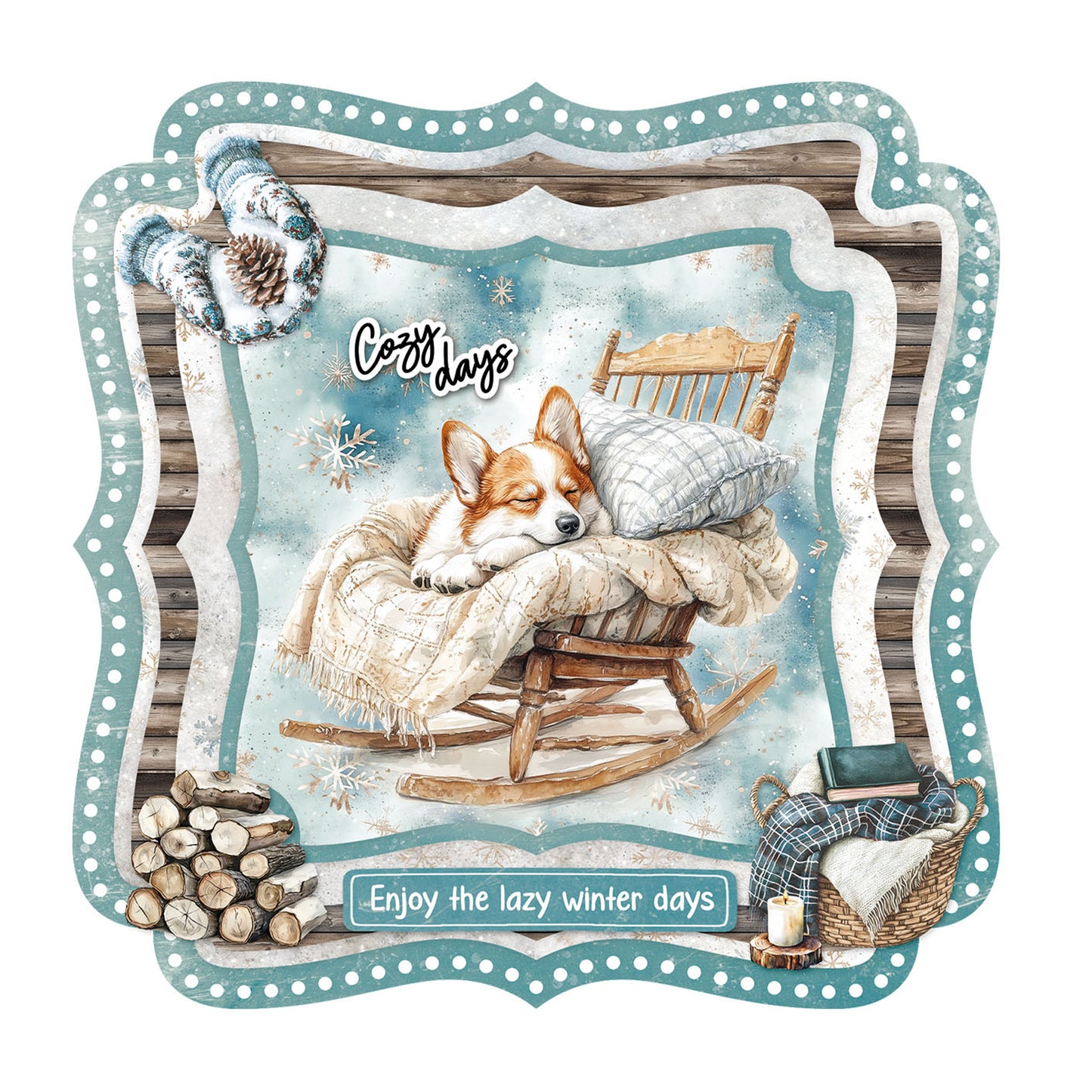 Studio Light Essentials Snowy Winter Days Card Making & Die Cut Paper Pad Bundle