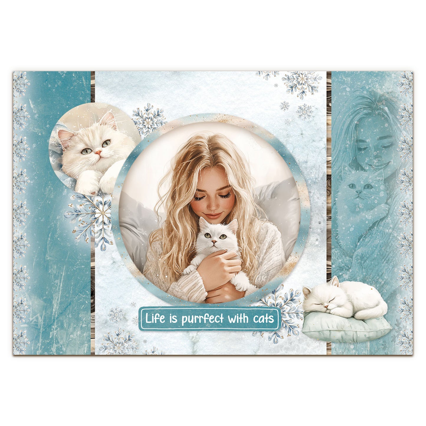 Studio Light Essentials Snowy Winter Days Card Making & Die Cut Paper Pad Bundle