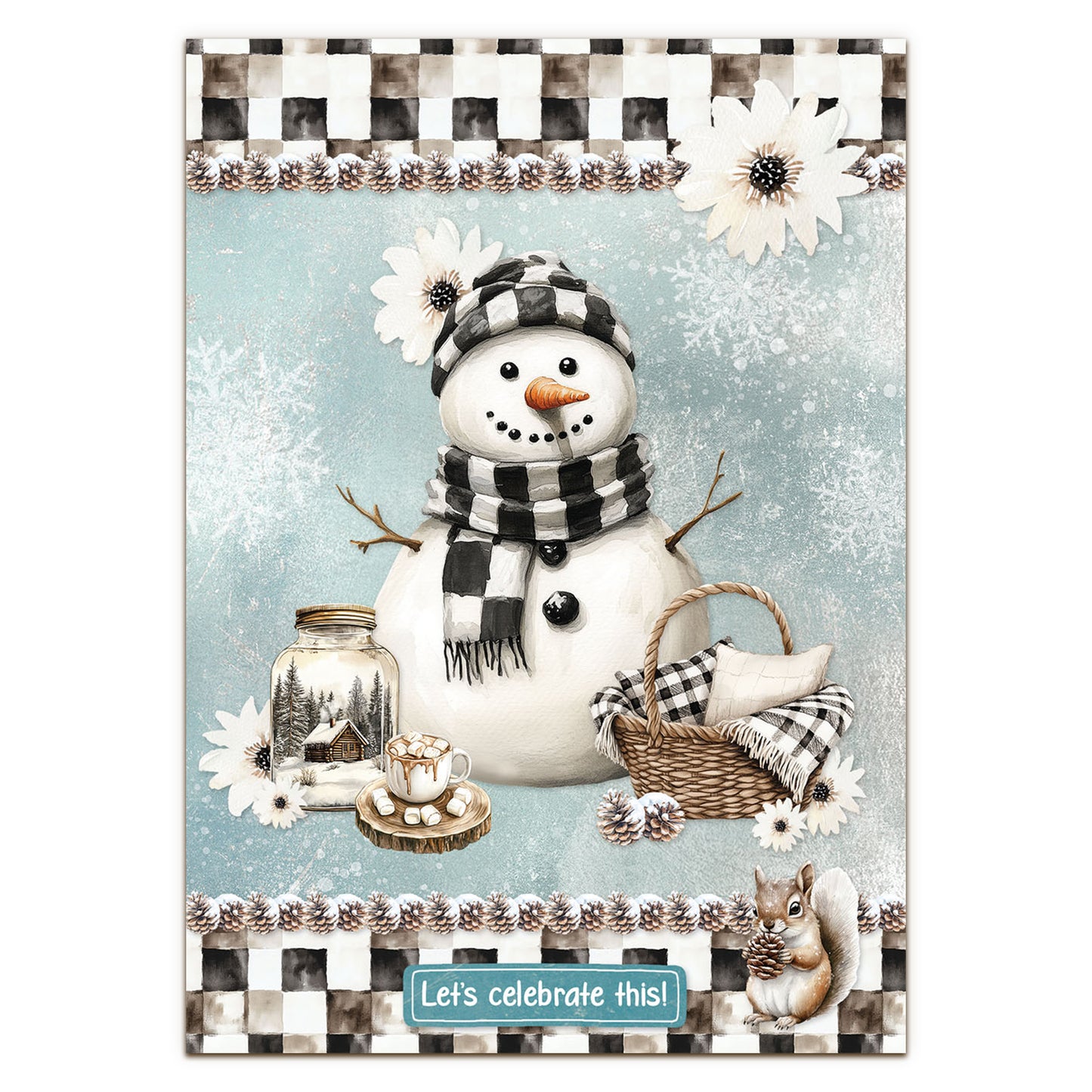 Studio Light Essentials Snowy Winter Days Card Making & Die Cut Paper Pad Bundle