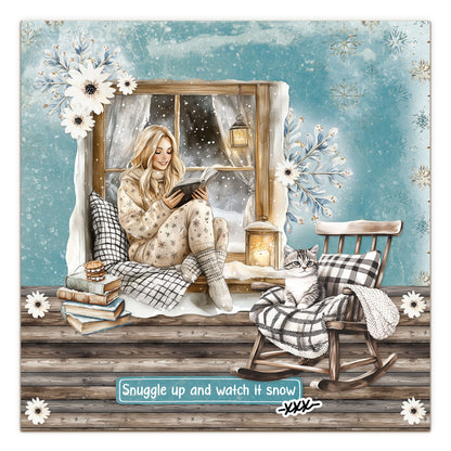Studio Light Essentials Snowy Winter Days Card Making & Die Cut Paper Pad Bundle