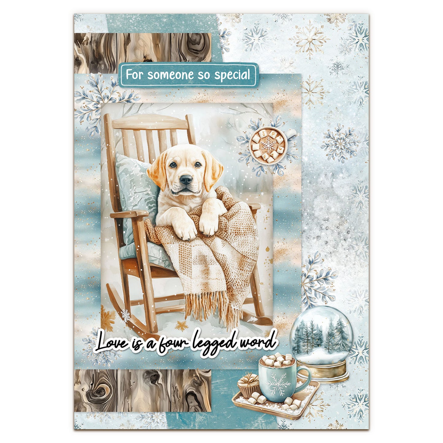 Studio Light Essentials Snowy Winter Days Card Making & Die Cut Paper Pad Bundle