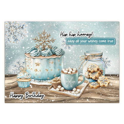Studio Light Essentials Snowy Winter Days Card Making & Die Cut Paper Pad Bundle
