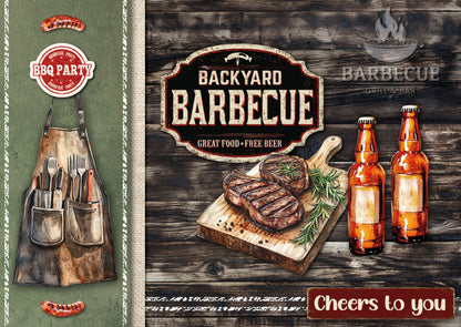 Studio Light Cardmaking Pad BBQ Party & Gearhead workshop Essentials Bundle
