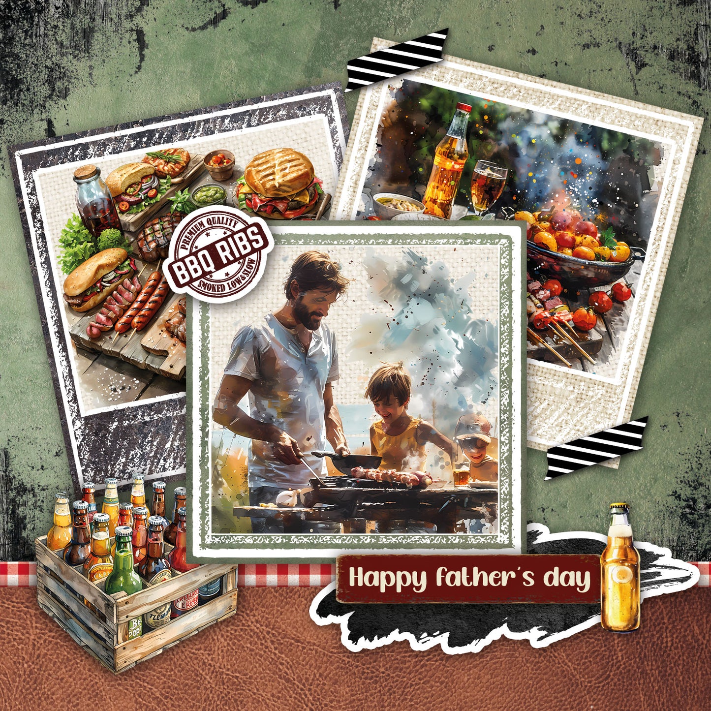 Studio Light Cardmaking Pad BBQ Party & Gearhead workshop Essentials Bundle
