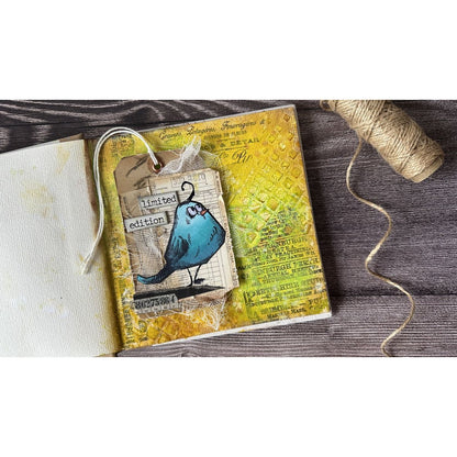 Stampers Anonymous Bird Crazy Tim Holtz Cling Stamps