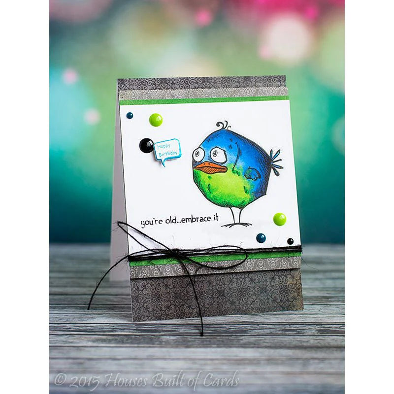 Stampers Anonymous Bird Crazy Tim Holtz Cling Stamps