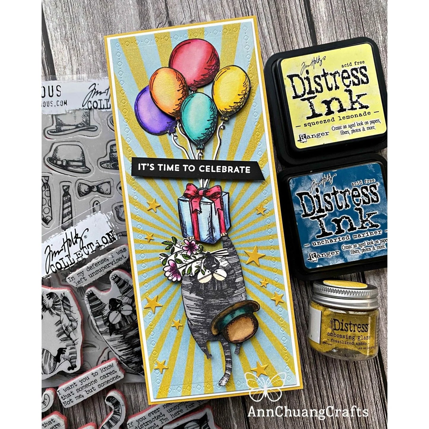 Stampers Anonymous Crazy Things Tim Holtz Cling Stamps