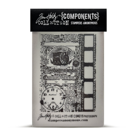 Stampers Anonymous Tim Holtz Cling Stamp 2.5"X3.5" - Photograph