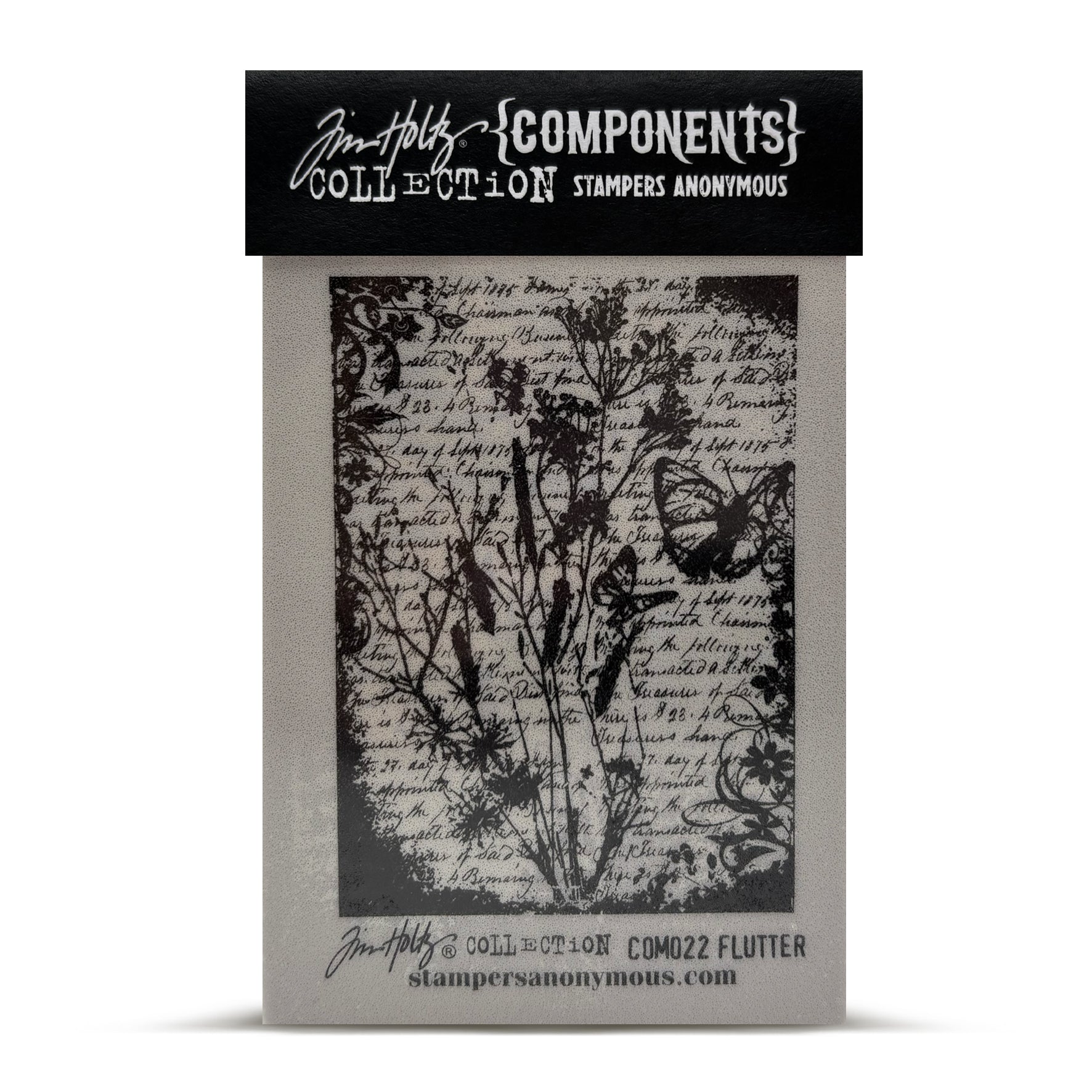 Set Timbri Farfalle Tim Holtz - Cling Mount Per Scrapbooking E Card Making - Foto 1