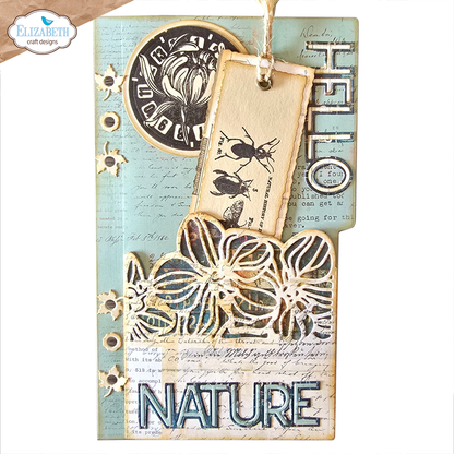 Elizabeth Craft Designs Botanical Blend - Stamps Wildflower