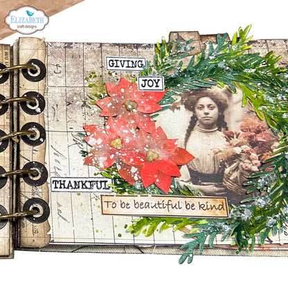 Elizabeth Craft Designs Golden Season - Stamps Journal Phrases 6