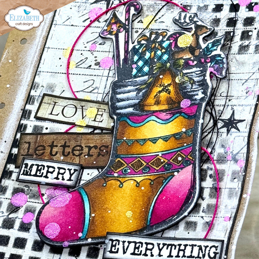 Elizabeth Craft Designs Golden Season Stamp Bundle