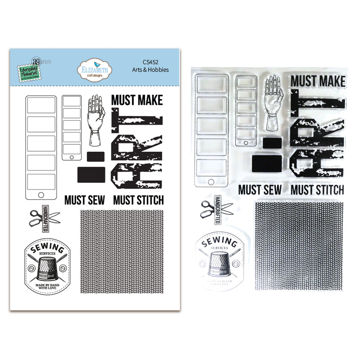 Elizabeth Craft Designs Rest & Relaxation Stamps Arts & Hobbies by Everyday Memories