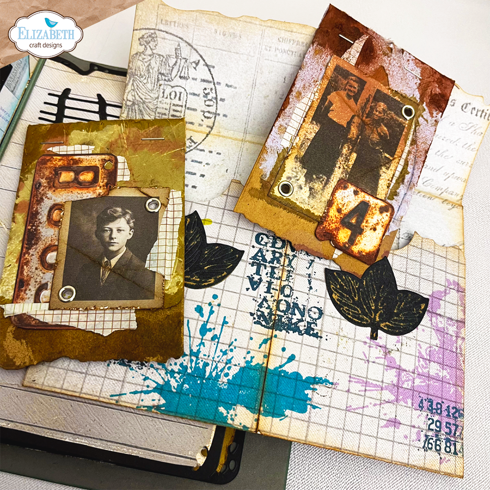 Elizabeth Craft Designs Beautifully Worn Stamps Stamped & Worn by Devid Roodenburg