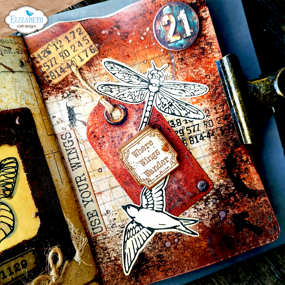 Elizabeth Craft Designs Beautifully Worn Stamps Stamped & Worn by Devid Roodenburg
