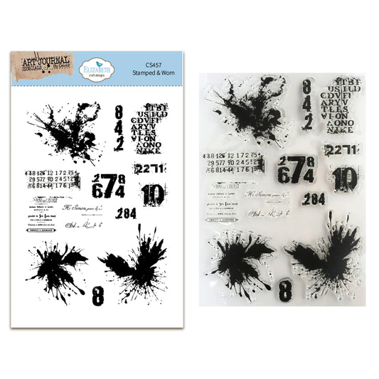 Elizabeth Craft Designs Beautifully Worn Stamps Stamped & Worn by Devid Roodenburg