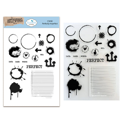 Elizabeth Craft Designs Beautifully Worn Stamps Perfectly Imperfect by Devid Roodenburg