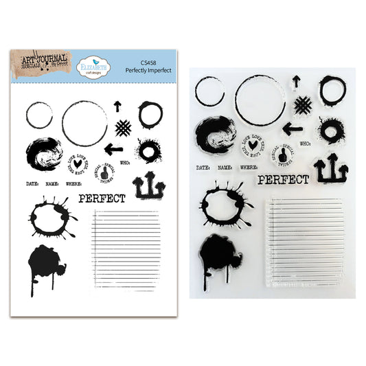 Elizabeth Craft Designs Beautifully Worn Stamps Perfectly Imperfect by Devid Roodenburg