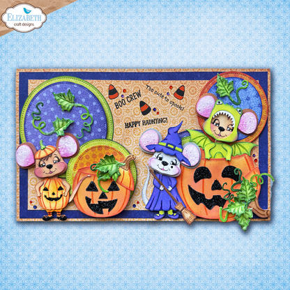 Elizabeth Craft Designs Snuggle Season Stamps Spooky Sentiments by Cute & Whimsical