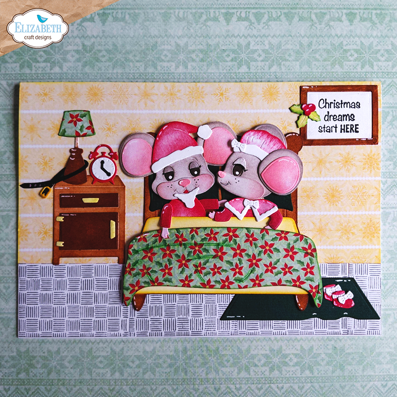 Elizabeth Craft Designs Snuggle Season Stamps Snuggle Season Sentiments by Cute & Whimsical