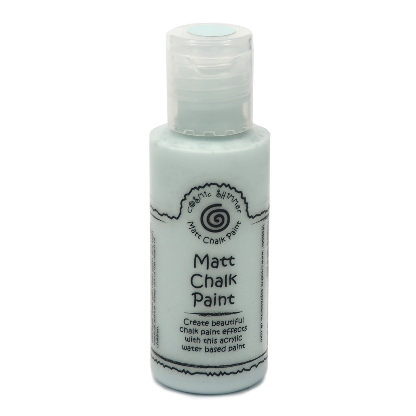 Cosmic Shimmer Andy Skinner Matt Chalk Paint Ice Blue 50ml