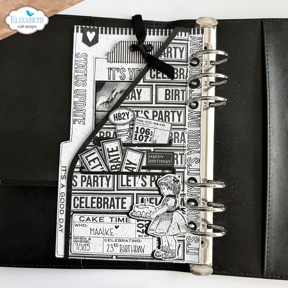 Elizabeth Craft Designs Bonanical Blend - Set Celebrations 2 Stamp and Die Set