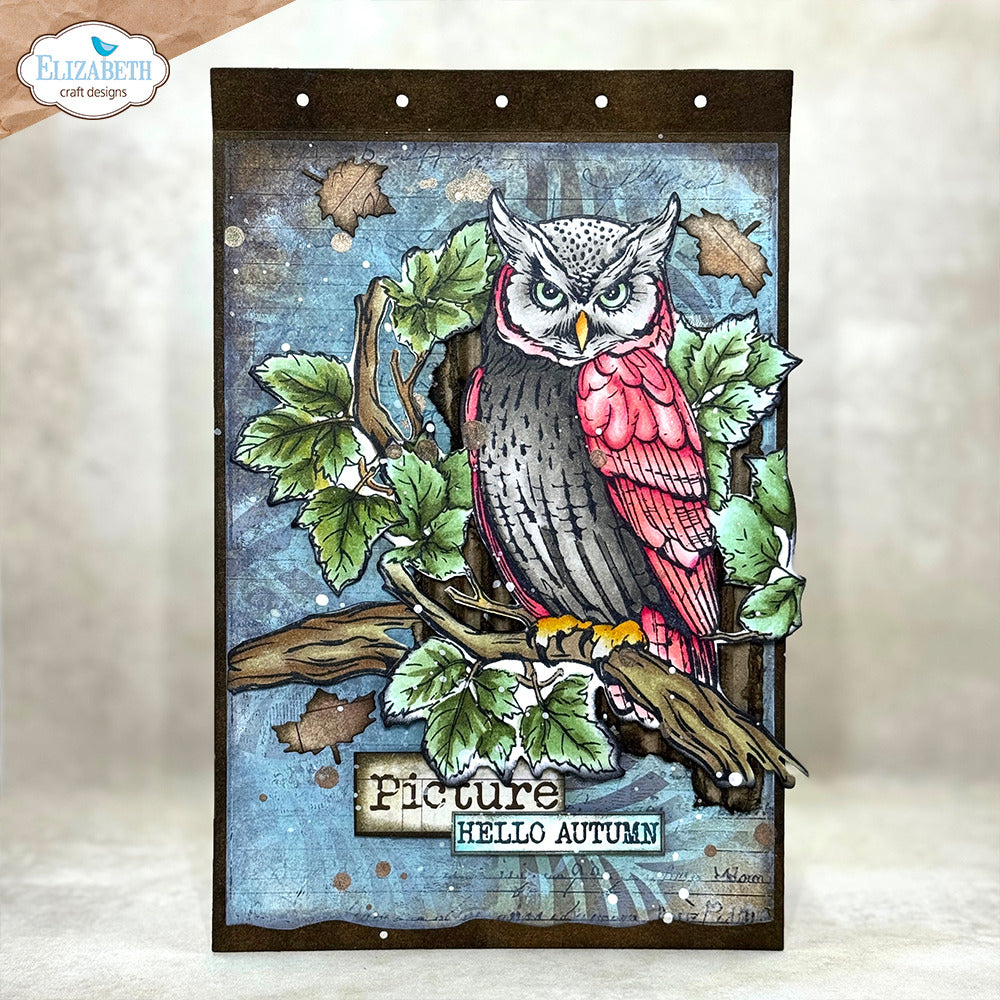 Elizabeth Craft Designs Golden Season - Golden Season Stamp and Die Set