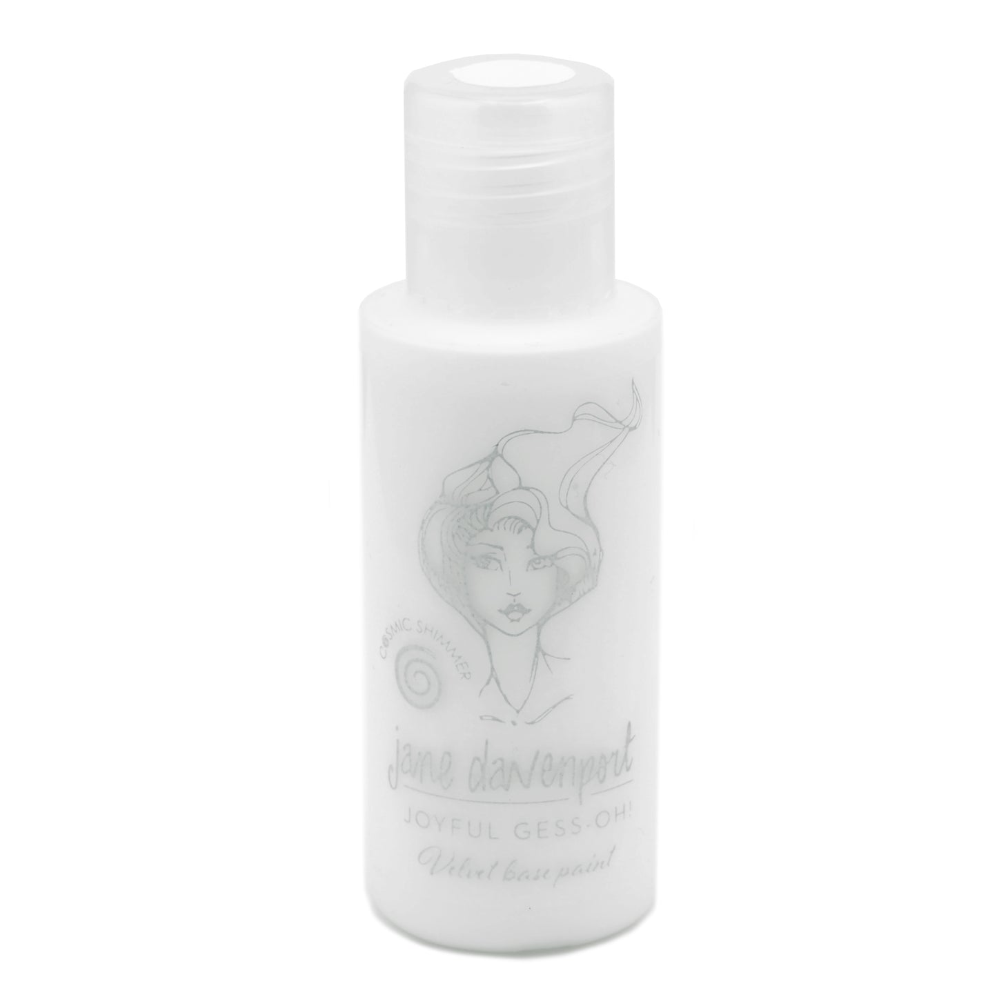 Cosmic Shimmer Jane Davenport Joyful Gess-Oh! Opaque White 50ml
