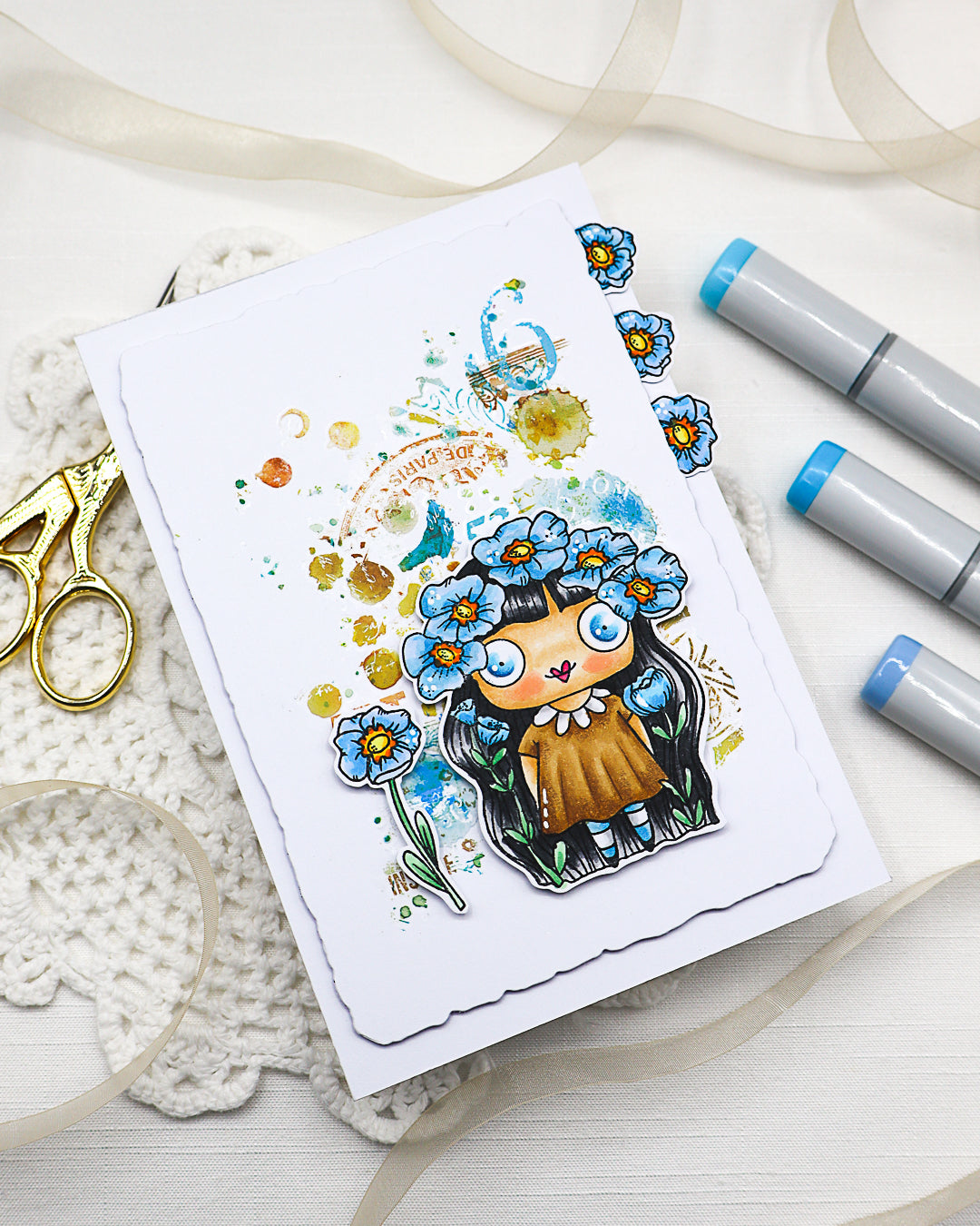TP-1285 - A7 Stamp Set - Her Garden