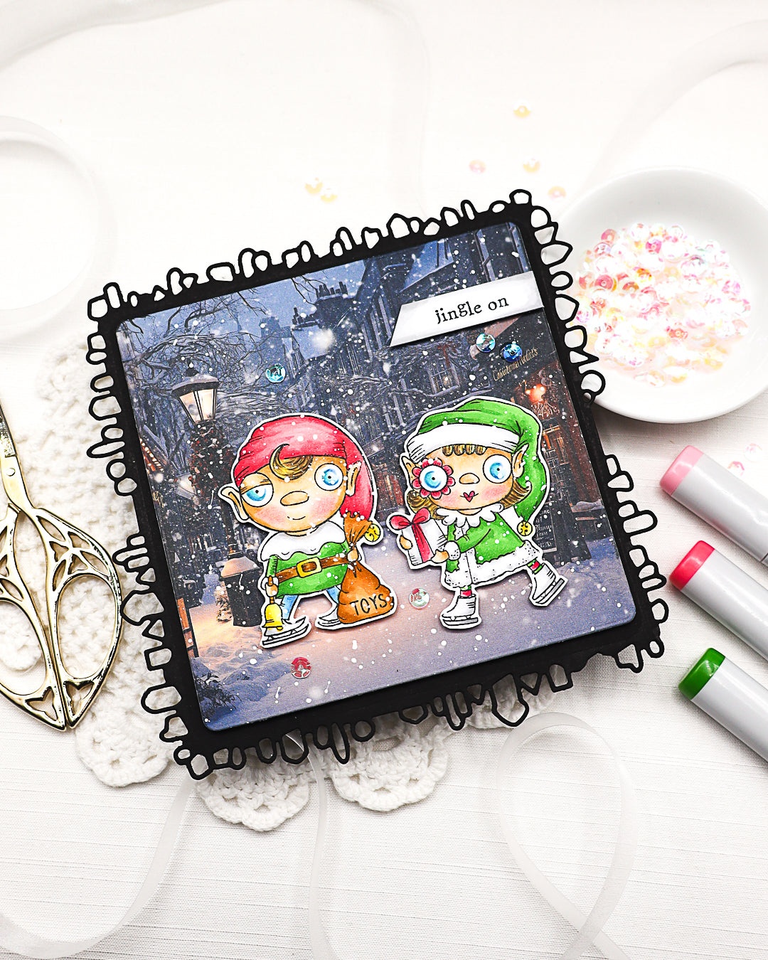 #TP-1311 - A7 Stamp Set - Elf Made