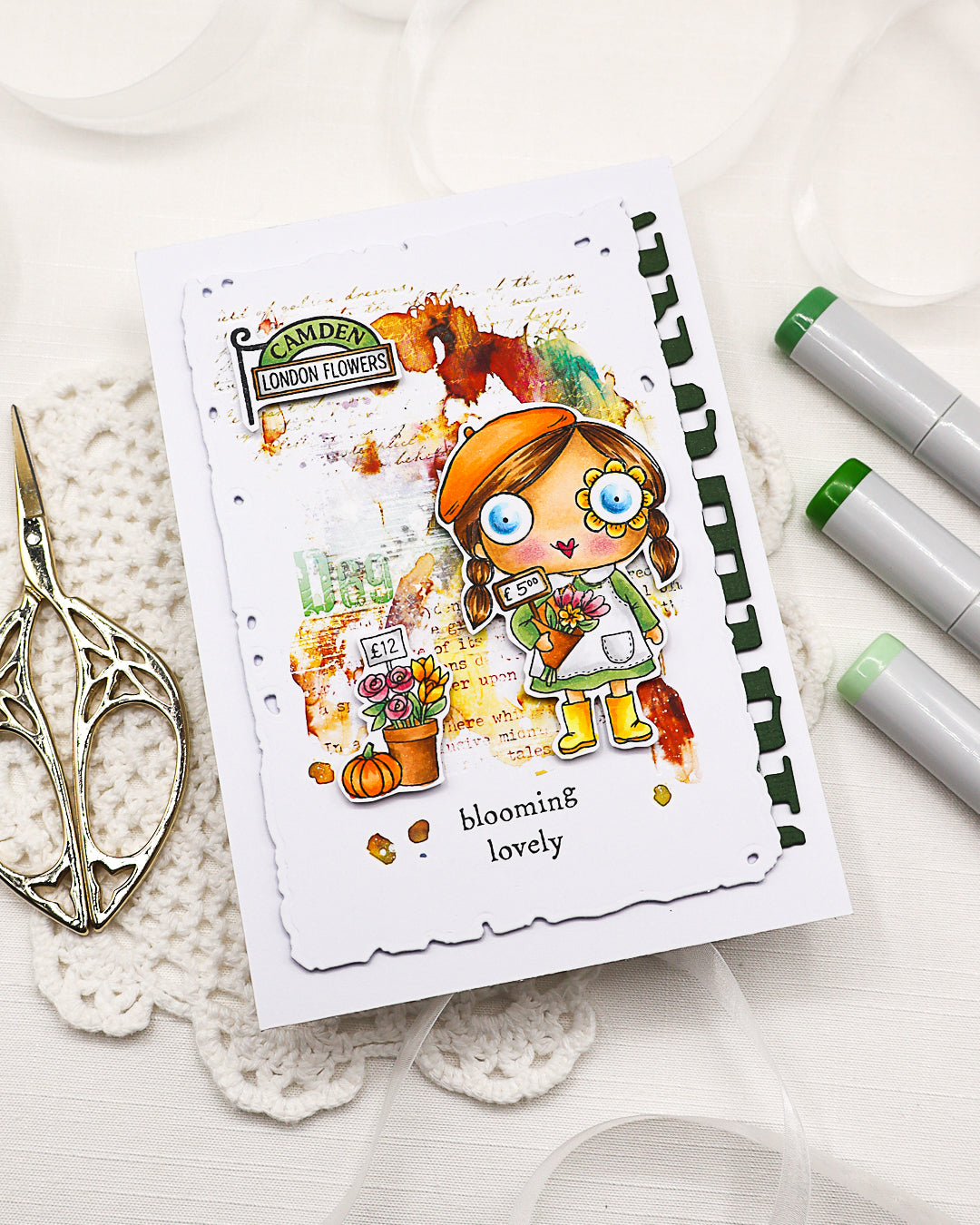 TP-1323 - A7 Stamp Set - Camden Flower Market