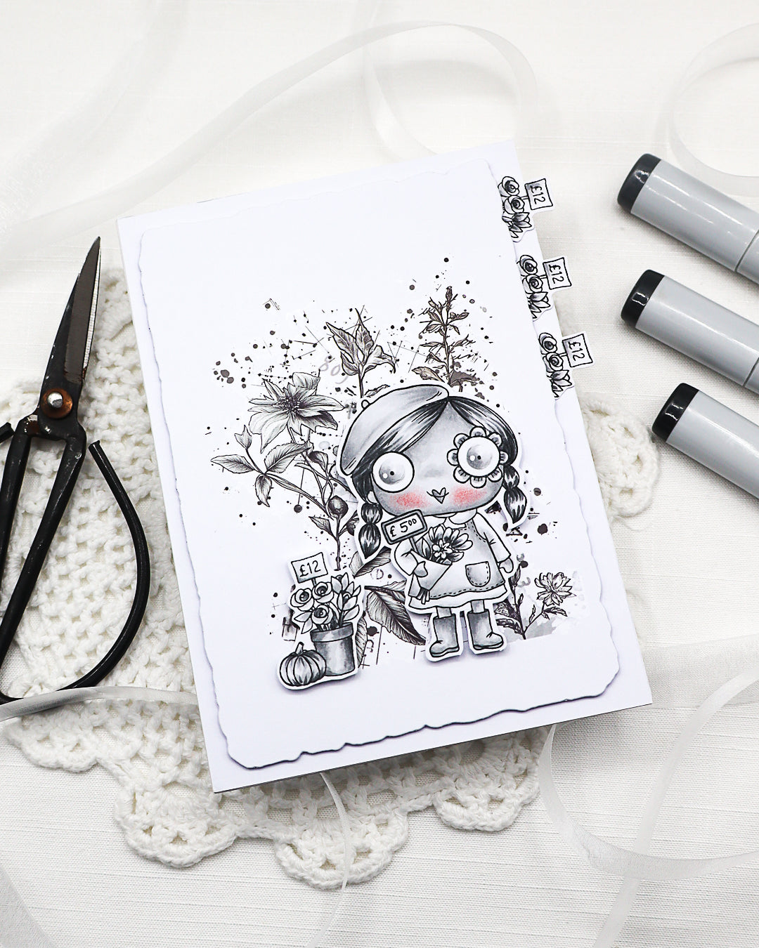 TP-1323 - A7 Stamp Set - Camden Flower Market