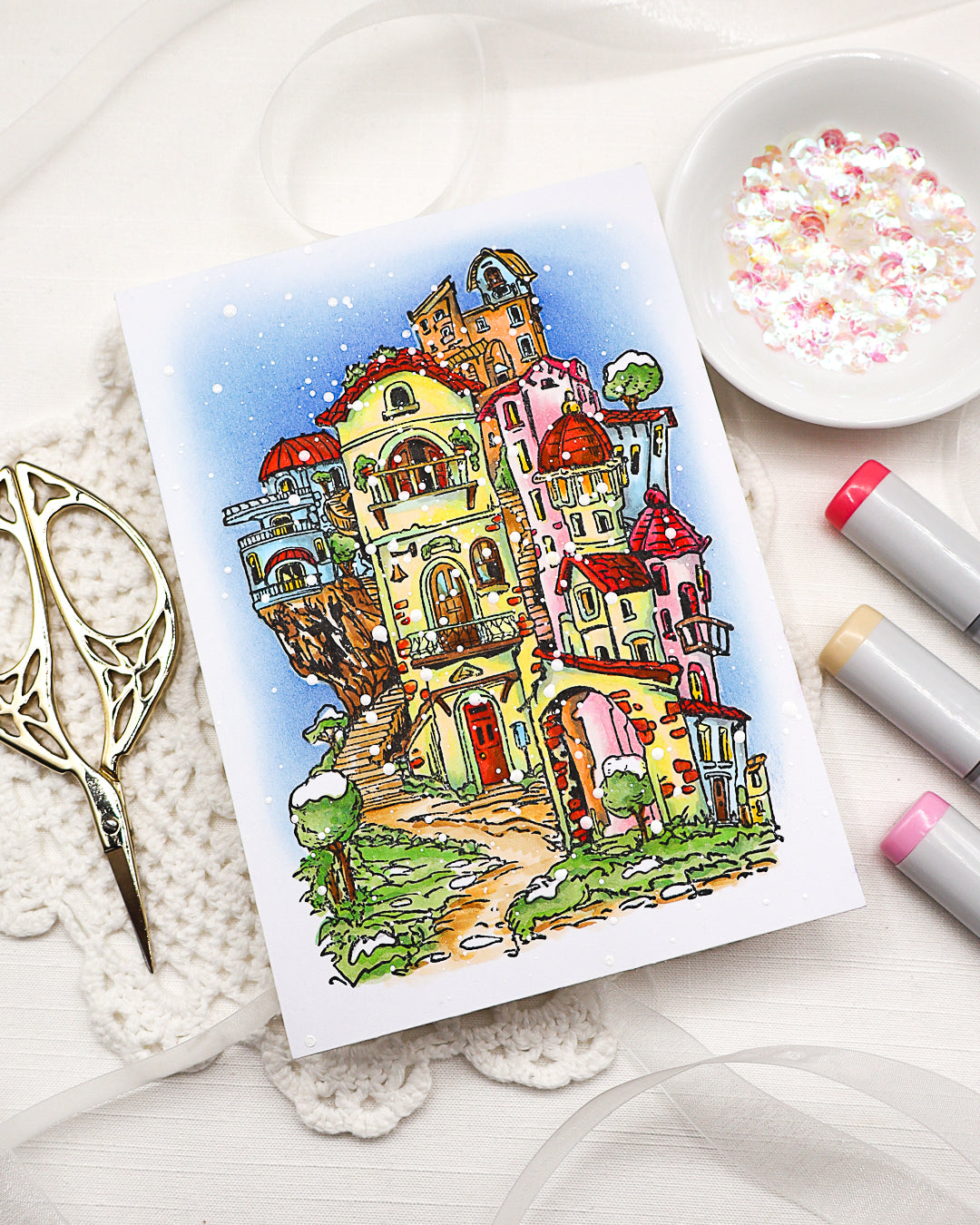 #TP-1307 - A6 Stamp Set - House Party