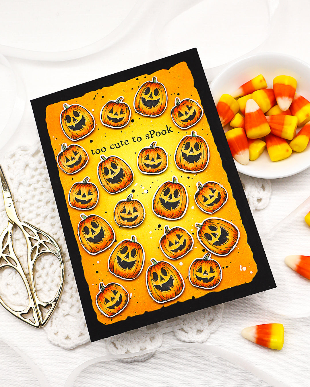 #TP-1296 - A7 Stamp Set - Too Cute Spook