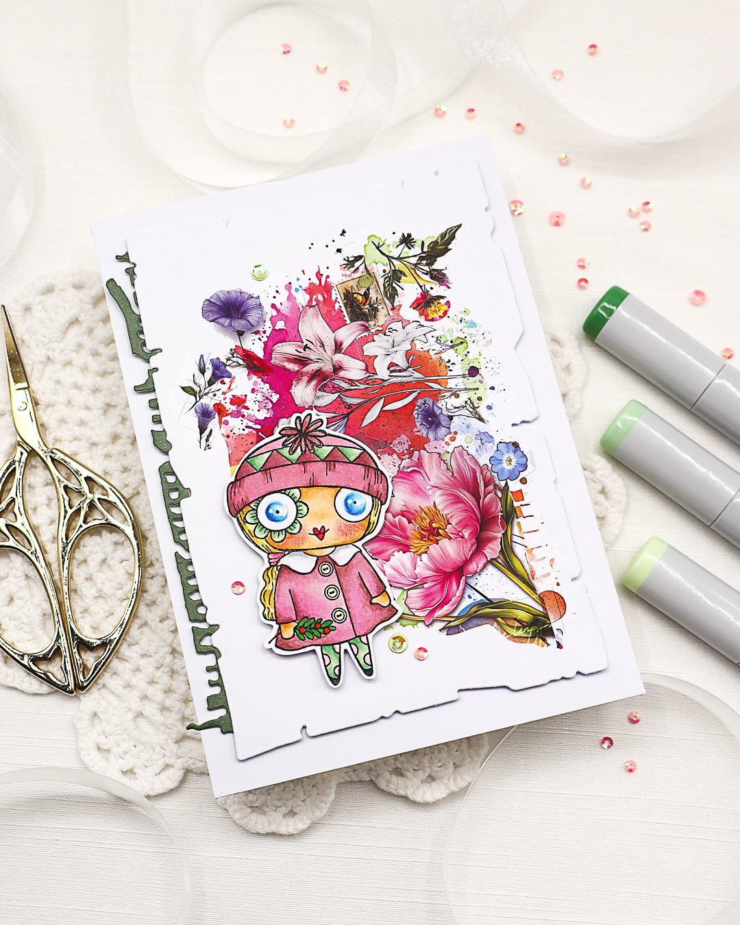 Radiant Florals Rub-On Bundle