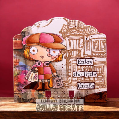 #TP-1306 - A6 Stamp Set - Miniature Mansions