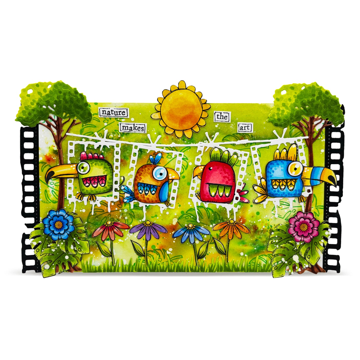 DI-92 -  Die-Cutting Die Set - Retro Numbers