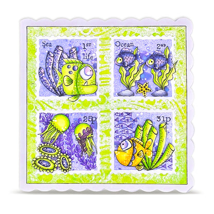 DI-111 - Die-Cutting Die Set - Splintered Tiles