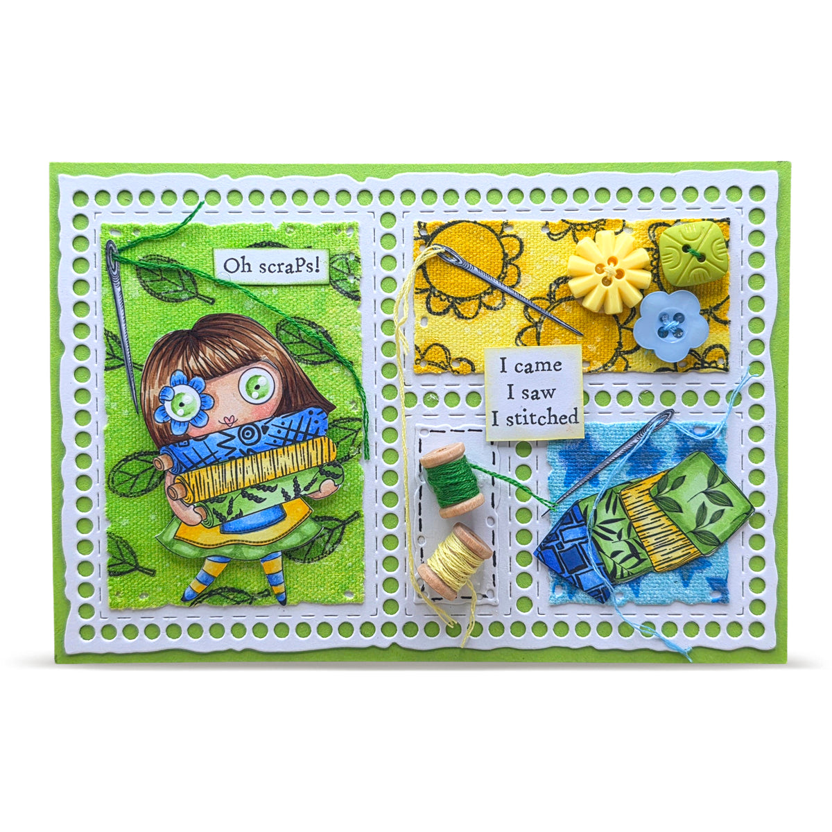 TP-1499 - A7 Stamp Set - Fabric Habit