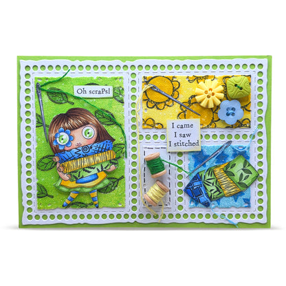 TP-1499 - A7 Stamp Set - Fabric Habit