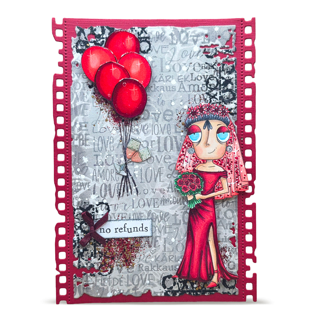 TP-1450 - A7 Stamp Set - Runaway Bride Dee