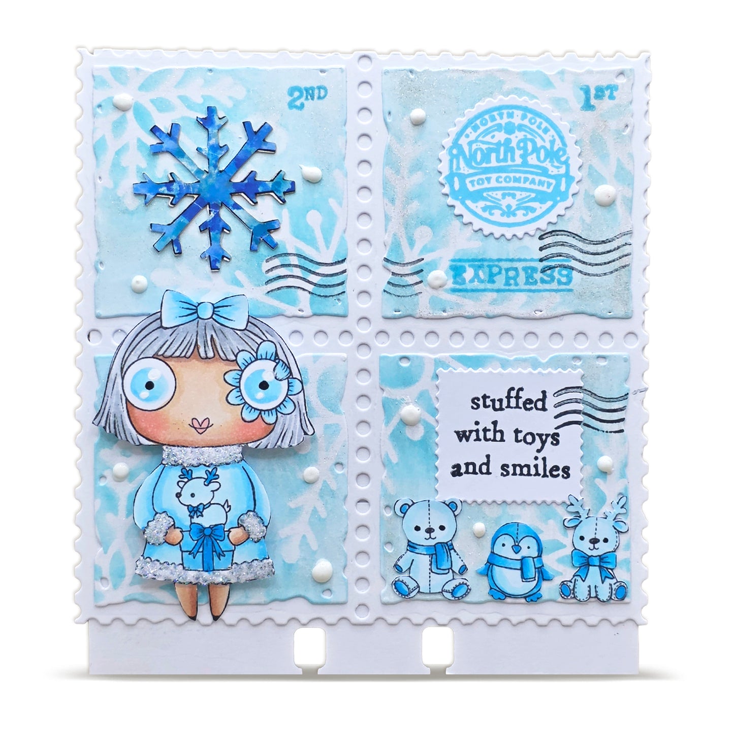 Janet Klein Season Of Sparkle Stamps Bundle + Free Poster & Bio Cards