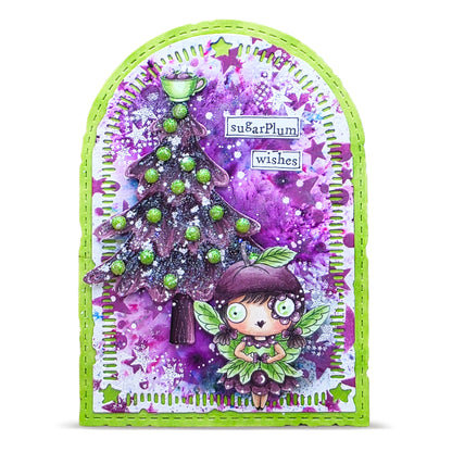 Janet Klein Season Of Sparkle Stamps Bundle + Free Poster & Bio Cards