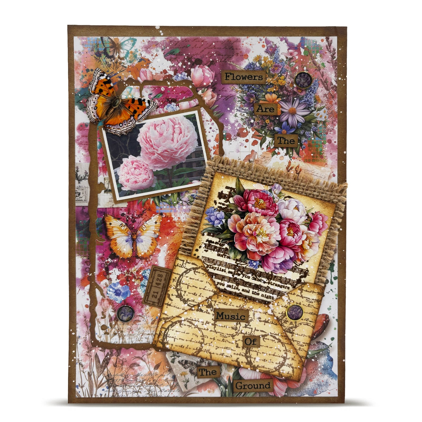#PA-42 - A6 Design Paper - Florabella Fantasia
