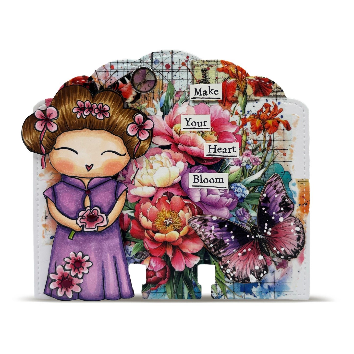 #MT-143 -  Washi Tape - Petals Kiss (Layer-It-Up!)