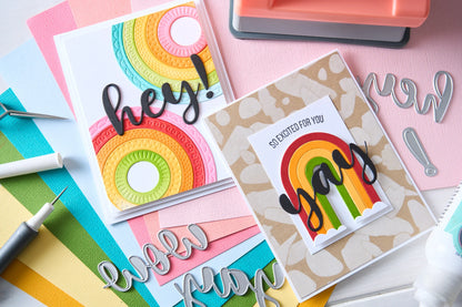 Sizzix Thinlits Die Set 6PK  Border Party Circles by Catherine Pooler