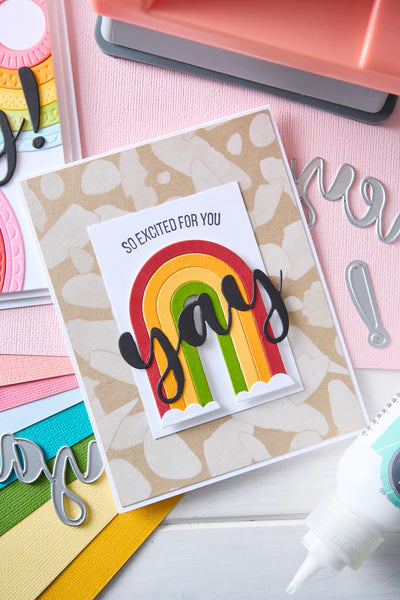 Sizzix A6 Layered Stencils 4PK Paper Scraps by Catherine Pooler